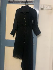 Chic Black Shirt Dress