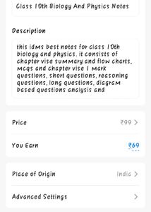 Class 10th Biology And Physics Notes