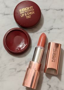 Insight Lip & Cheek Tint + Lipstick