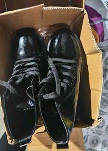 Black Platform Ankle Boots