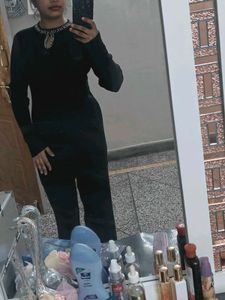 Black Stone Work Dress