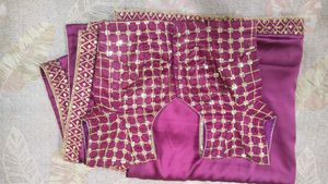 Purple Saree