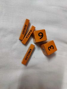 Wooden Cat Perpetual Calendar