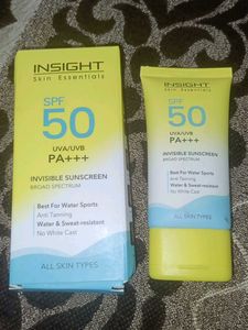 INSIGHT INVISIBLE SUNSCREEN 🧴