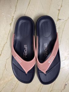 Fiesta Navy &amp; Pink Flipflops