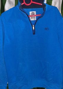 Adidas Blue Striped T-shirt