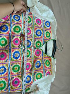 Colorful Full Work Embroidered Kurta