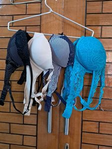 Combo Of Four Imported Fabric Bra