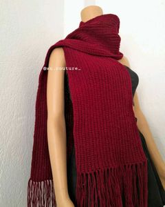 Crochet Mikasa&#39;s scarf / muffler