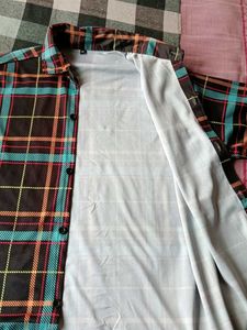XL Plaid Print Shirt