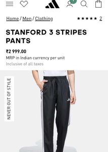 Original Adidas Track Pants