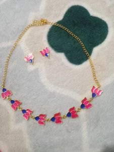 Lotus jewellery set