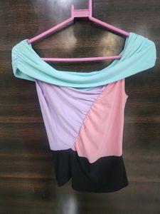 Off Shoulder Pastel Top 🌸