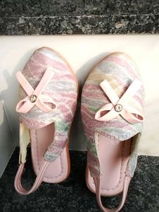 Girls' Pink Slingback Shoes