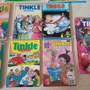 Set Of 9 Tinkle Digest, 2 Magic Pot &amp; Champak