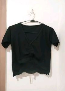 Sexy Black V-Neck Top 🖤 | Snatched Fit |