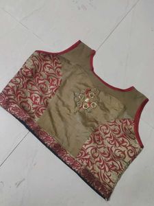 Maroon Green Colour Blouse