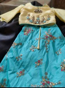 partywear lengha for kids