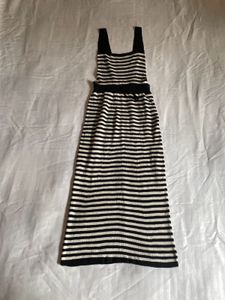 Striped Knit Dress/jumpsuit