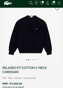 Lacoste Relaxed Cardigan