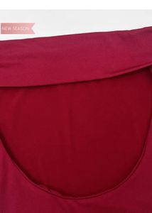 Royap slit Off-Shoulder Dress