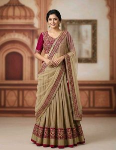 Embroidered Lehenga Choli Set