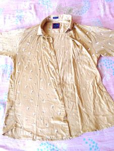 Floral Print Button-Down Shirt