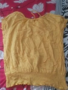 Yellow Light Colour Top Best Quality