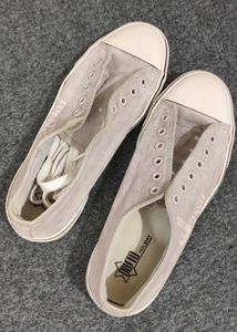Everyday Light Lavender Canvas Shoe For College ✨