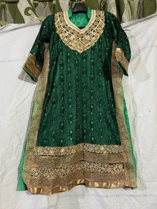 Green Kurta Set