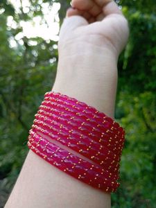 Raindrop Glass Bangles