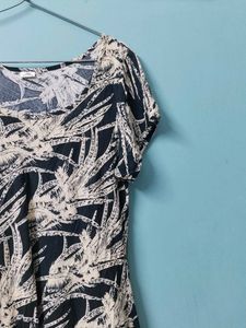 Tropical Print Dress