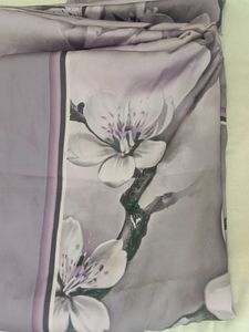 Elegant Purple Saree without blouse