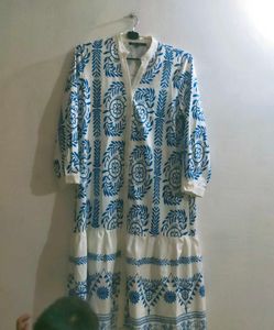Pattern Midi Dress