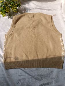 Imported Houndstooth Sweater Vest
