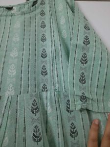 Printed Maternity Anarkali Kurta