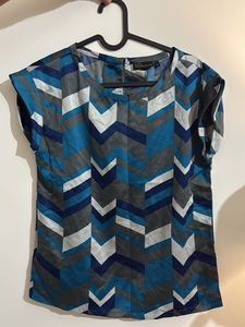 Van Heusen Geometric Print Blouse