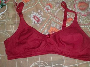 Red everyday bra