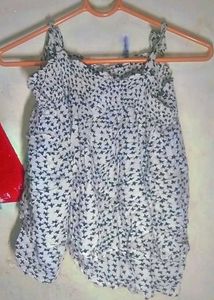Butterfly Print Sleeveless Top