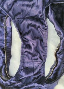 Navy Blue satin  Briefs