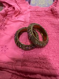 GAP Coral Eyelet Top &amp; Skirt Set With A Freebie