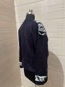 Patterned Knit Cardigan