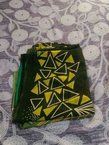 Green Colour Saree Daily Wear