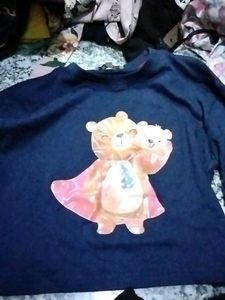 Cute Bear Graphic Top