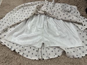 Polka Dot Mini Skort