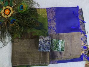 Green Banarasi Saree