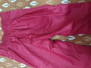 Kids Red  Pathani Kurta Pajama Set