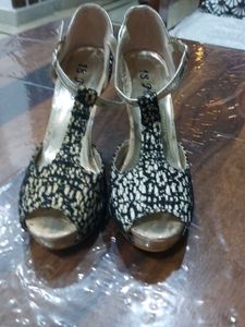 Black Lace Heels