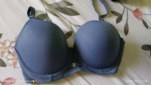 Blue Padded Bra - Everyday Comfort