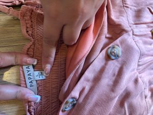 Mauve Button Down Dress